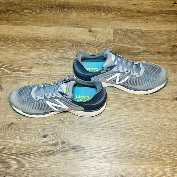 Men's New Balance Fresh Foam M860T11 Ocean Grey/Virtual Sky - sz 10.5 - Picture 5 of 7